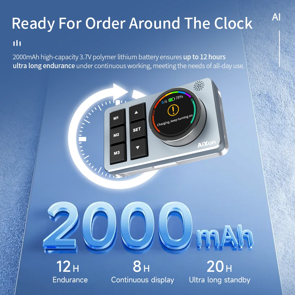 Smart AI Voice Center Control BS08 AiXun Smart Multi-Language Voice Assistant  6