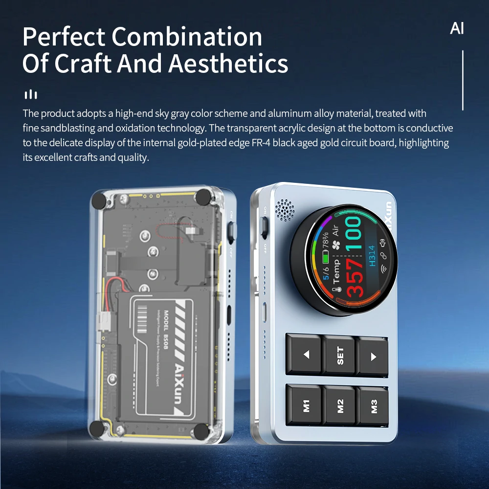 Smart AI Voice Center Control BS08 AiXun Smart Multi-Language Voice Assistant  7