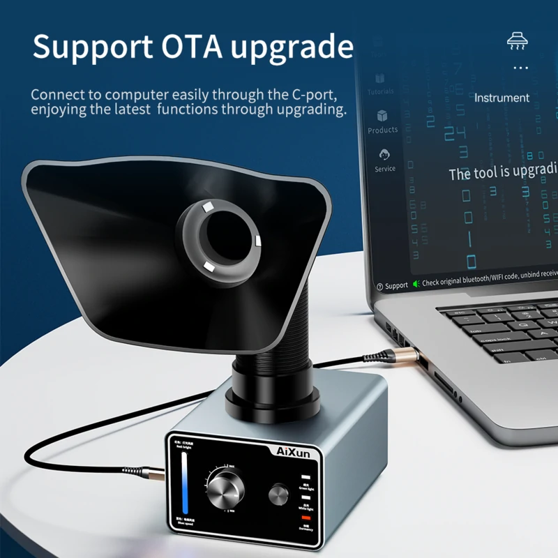 ES02 Desktop Fume Extractor Soldering Smoke Absorber With LED Light - AiXun 9