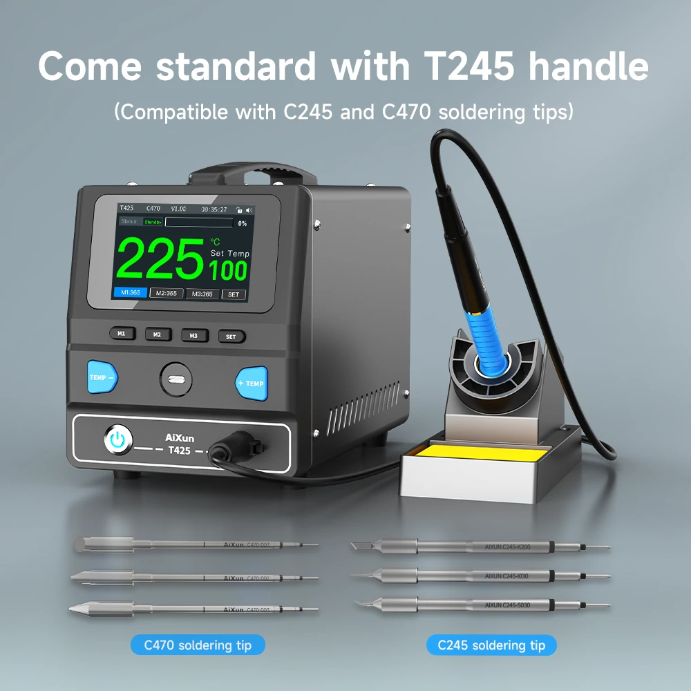 T425 Smart Soldering Station 250W Industrial Soldering Staition  4