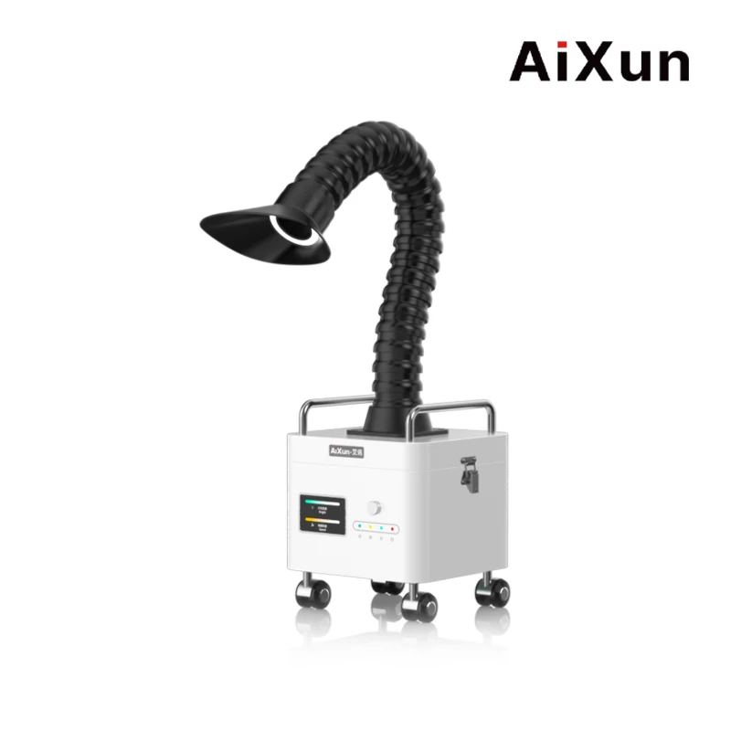 ES03 Fume Extractor Multilayer Filtration Low Noise 3 Layer Filtration Industrial - AiXun